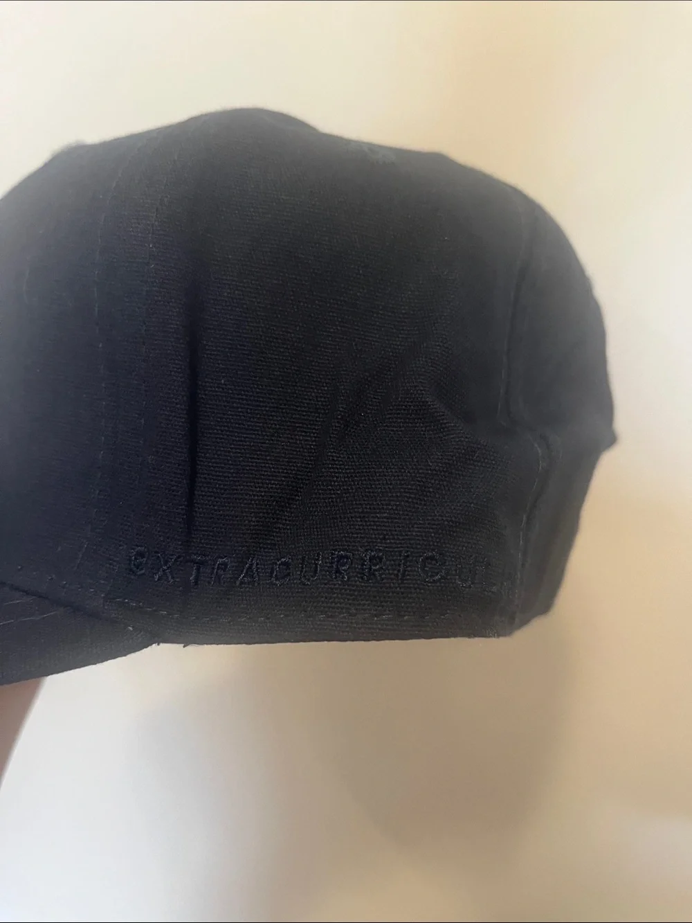 Navy Embroidered Baseball Cap with Multicolor Logo